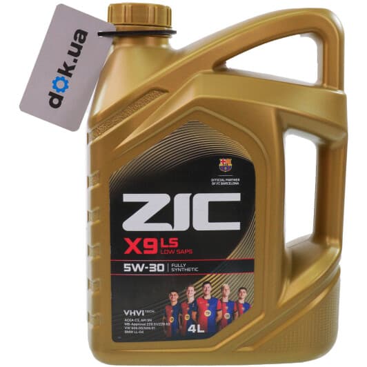 ZIC X9 LS 5W-30 (4 л) моторное масло