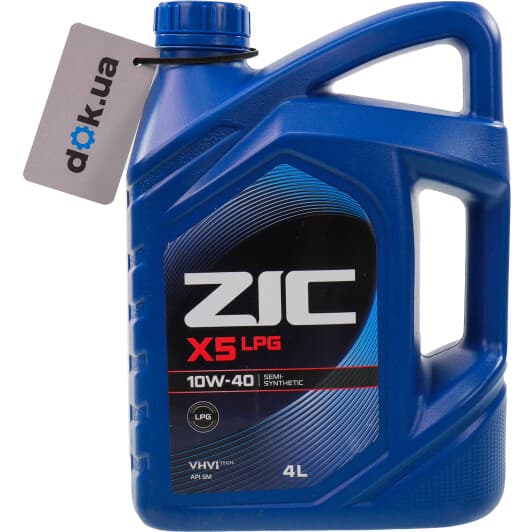 ZIC X5 LPG 10W-40 (4 л) моторное масло