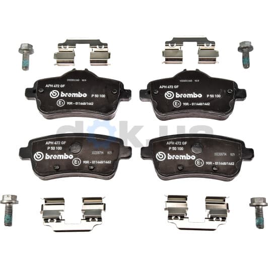 P 50 100 Brembo Гальмівні колодки