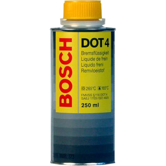 Гальмівна рідина Bosch 265 DOT 4 метал