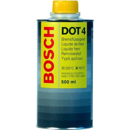 Гальмівна рідина Bosch 265 DOT 4 метал