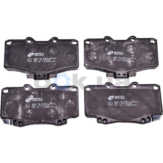 0315.04 Remsa Гальмівні колодки