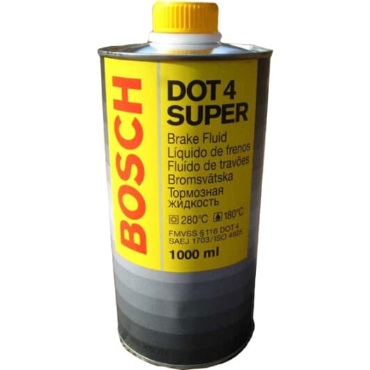 Тормозная жидкость Bosch Super DOT 4 металл