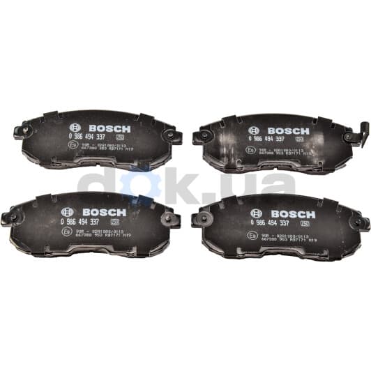 0 986 494 337 Bosch Гальмівні колодки