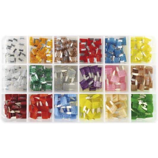 Предохранитель автомобильный Tesla flnmultibox FN FL mini 10A 4A 30A 7,5A 5A 25A 20A 3A 2A 15A 320 шт.