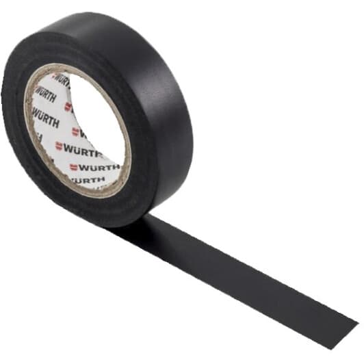 Изолента Würth 1985101 черная ПВХ 15 мм х 10 м