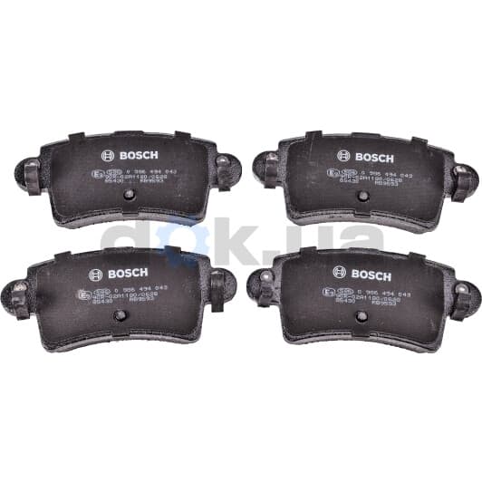 0 986 494 043 Bosch Тормозные колодки