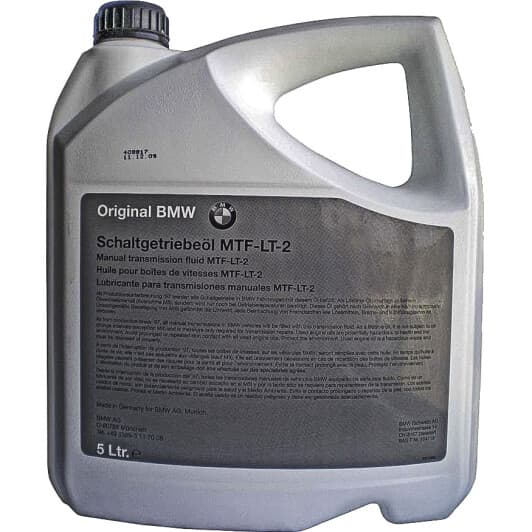 Трансмиссионное масло BMW MTF LT-2 GL-4 75W-80 синтетическое