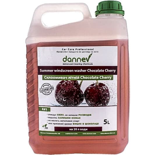 Концентрат омывателя Dannev летний вишня в шоколаде (5 л)