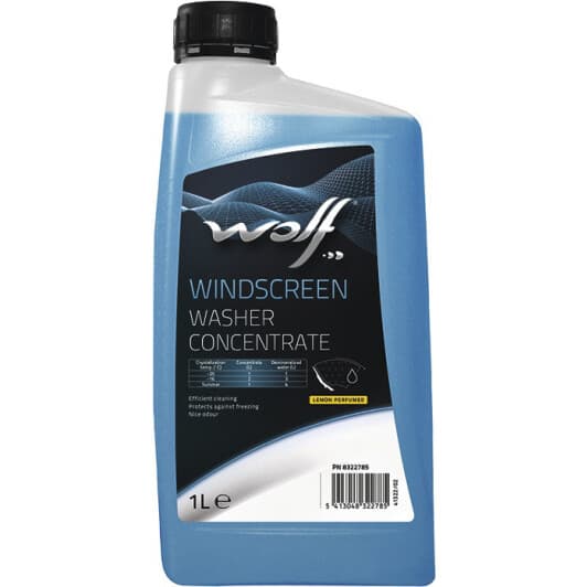 Концентрат омывателя Wolf WindScreen Washer всесезонный -25 °С цитрусовый (1 л)