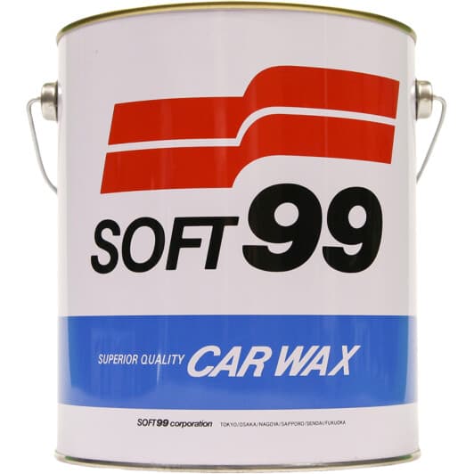 Кольоровий поліроль для кузова SOFT99 White Super Wax білий