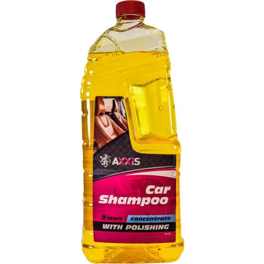 Автошампунь-поліроль концентрат Axxis Car Shampoo With Polishing з воском (2 л)