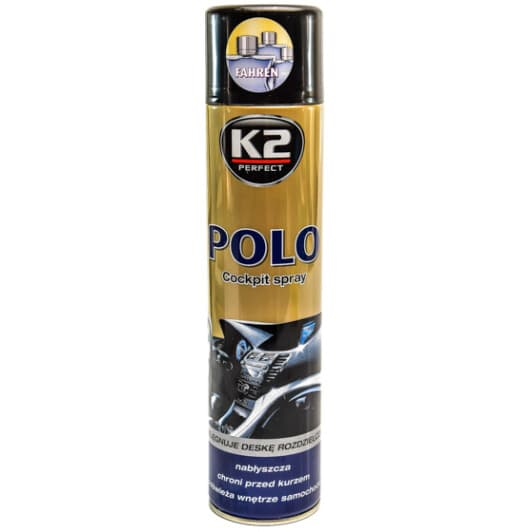 Поліроль для салону K2 Polo Cockpit нова машина 600 мл (K406NEWCAR)