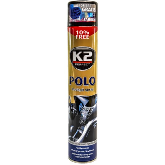 Поліроль для салону K2 Polo Cockpit нова машина 750 мл (K407NEWCAR)