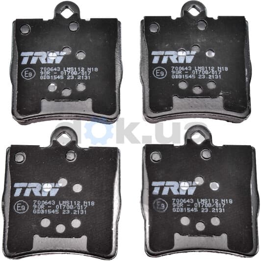 GDB1545 TRW Тормозные колодки