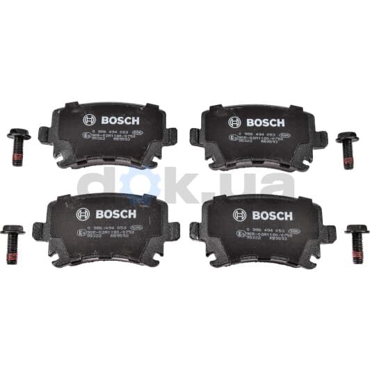 0 986 494 053 Bosch Гальмівні колодки