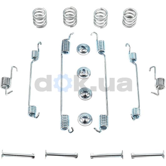 105-0034 Metzger Монтажный комплект барабанных тормозных колодок