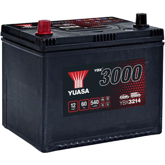 Аккумулятор Yuasa 6 CT-60-L YBX 3000 YBX3214