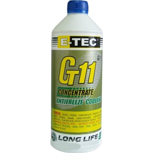 E-TEC Glycsol Long Life G11 синий 1,5 л (4267) концентрат антифриза