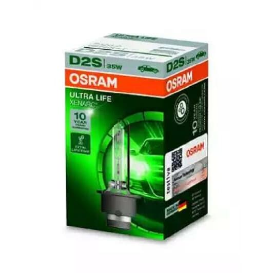 Автолампа Osram Xenarc Ultra Life D2S P32d-2 35 W прозрачная 66240ult