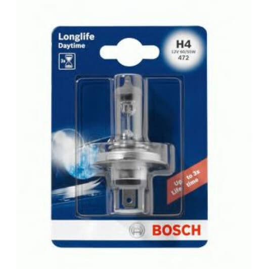 Автолампа Bosch Longlife Daytime H4 P43t 60 W 1987301054