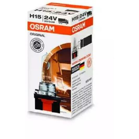 Автолампа Osram Original Line H15 PGJ23T-1 75 W прозрачная 64177