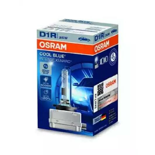 Автолампа Osram Xenarc Cool Blue Intense D1R PK32d-3 прозора 66150cbi