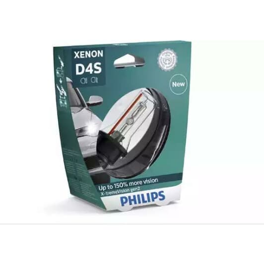 Автолампа Philips Xenon X-tremeVision gen2 D4S P32d-5 35 W прозрачная 42402xv2s1