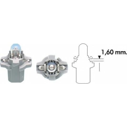 Автолампа Magneti Marelli B2,4W B8,7d 1,2 W прозрачная 002053400000