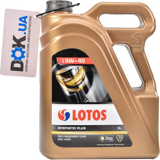 LOTOS Synthetic Plus 5W-40 (5 л) моторное масло