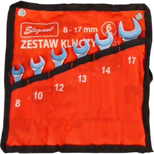 Набор ключей рожково-накидных Elegant EL102833 8-17 мм 6 шт