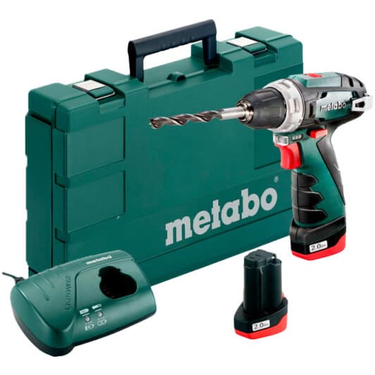 Шуруповерт Metabo аккумуляторный PowerMaxx BS Basic (2 аккумулятора + ЗУ + чехол)