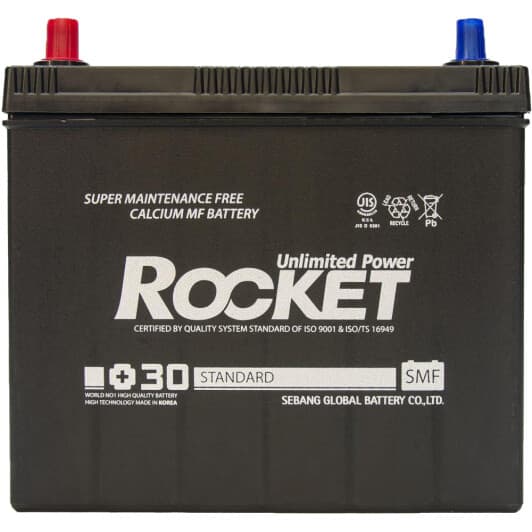 Аккумулятор Rocket 6 CT-45-L Standard SMF55B24R