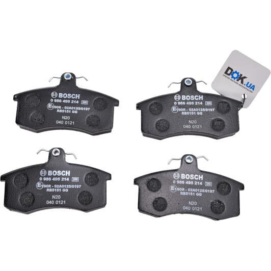 0 986 495 214 Bosch Тормозные колодки