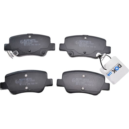 N3612042 Nipparts Гальмівні колодки для Toyota Avensis