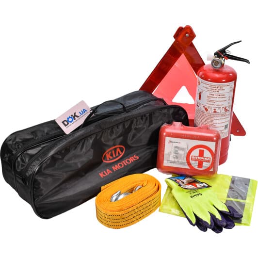 Набор автомобилиста Poputchik 01-055-K черный Kia