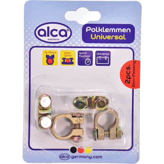 Клеммы АКБ Euro Type 1 Alca 509000