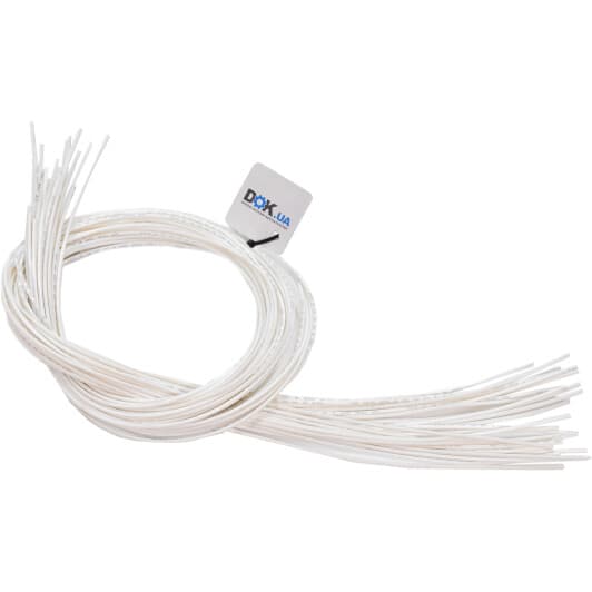 Термоусадка Apro ZRG-1,5W 1.5/0.75 мм цвет белый 1 м 30 шт