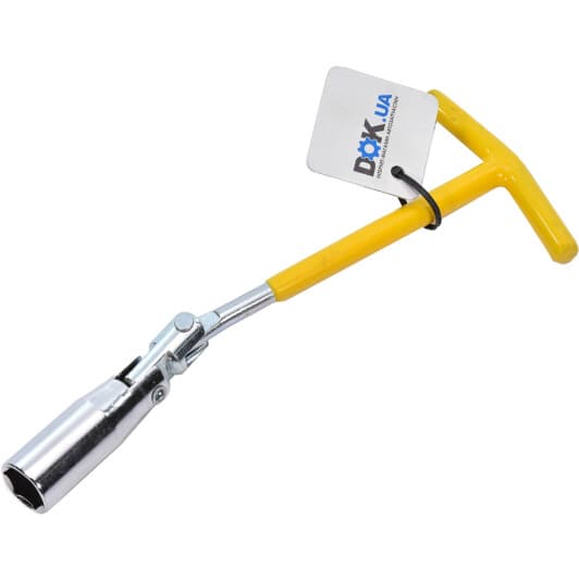 Ключ свечной Сила 202624 T-образный 16 мм с шарниром