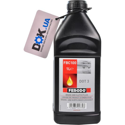 Гальмівна рідина Ferodo Synthetic DOT 3 пластик