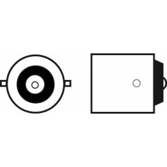 Автолампа Valeo Essential P21W BA15s 21 W прозрачная 032201