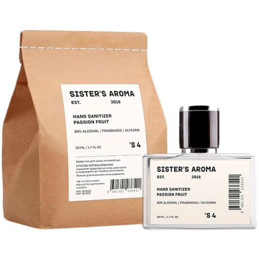 Санитайзер Sisters Aroma S 4 8681301036541 50 мл