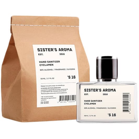Санитайзер Sisters Aroma S 16 8681301036558 50 мл