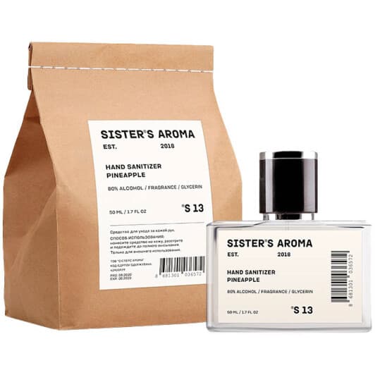 Санитайзер Sisters Aroma S 13 8681301036572 50 мл