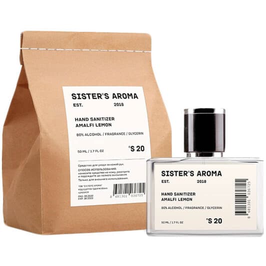 Санитайзер Sisters Aroma S 20 8681301036725 50 мл