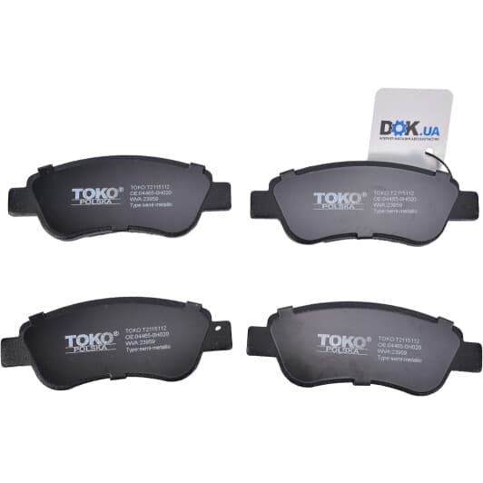 t2115112 TOKO Гальмівні колодки