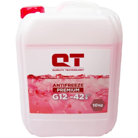 QT Premium G12 червоний -42 °C, 10 л (QT5114210) готовий антифриз