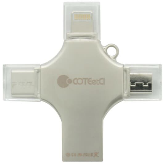 Флешка COTEetCI Zinc Alloy 64 ГБ