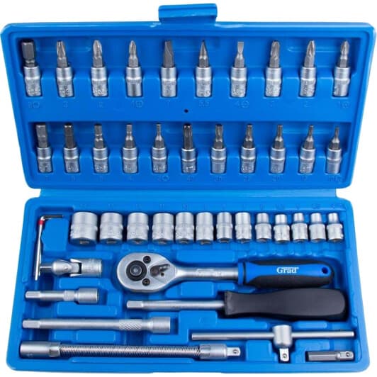 Набір торцевих головок та компонентів Sigma 6003015 3/4" (46 пр.)