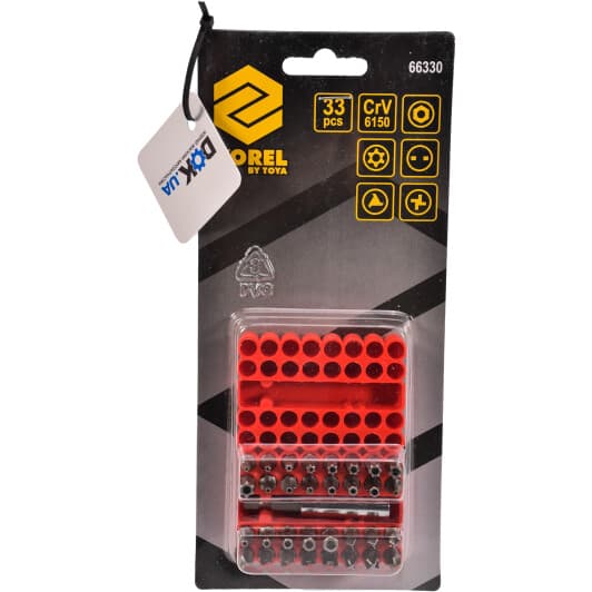 Набор бит с держателем Vorel 66330 32 шт.